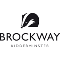 Brockway Carpets Kidderminster logo featuring a badger