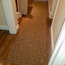 Brown patterned carpet by Hugh Mackay in Country Oak from the Nature's Own range.
