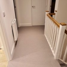 Landing fitted with Cormar carpet in Southwick Smoke wool pile carpet