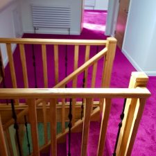 View of an upstairs landing fitted with a Condor Carpets Ruby carpet