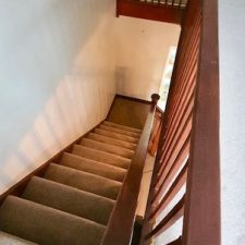 View down stairs fitted with Cinnamon carpet from the Ultima Major range by Westex