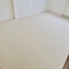 View of a living room fitted with a Polypropylene twist pile carpet, 50oz quality, bleach cleanable yarn 