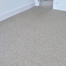 View of a bedroom floor fitted with berber heavy domestic carpet