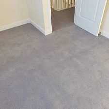 View of bedroom floor and landing fitted with grey heavy domestic wool twist carpet